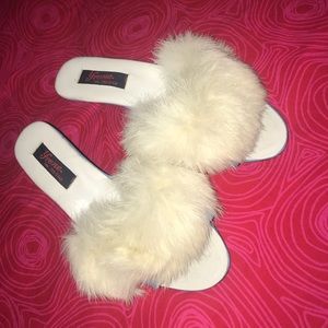 Vintage Fur slippers
